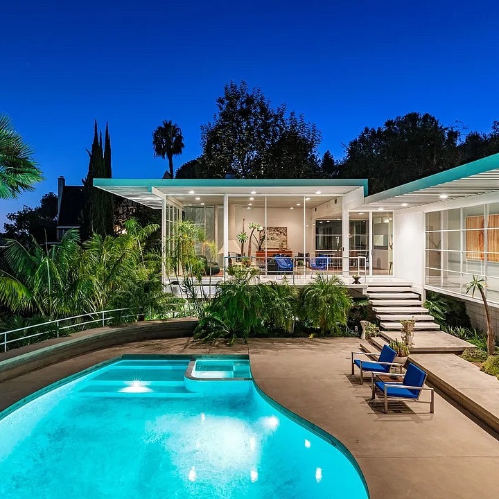 Pools weren't an afterthought.

They were part of the architecture.

The best mid-century homes blur the line between in